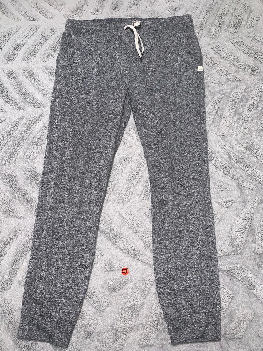Vuori Heather Gray Jogger Sweatpants with Drawstring very soft size XL